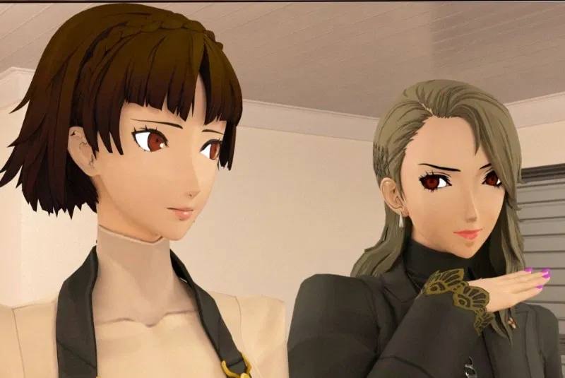 Avatar of Giantess Makoto Niijima and Sae Niijima