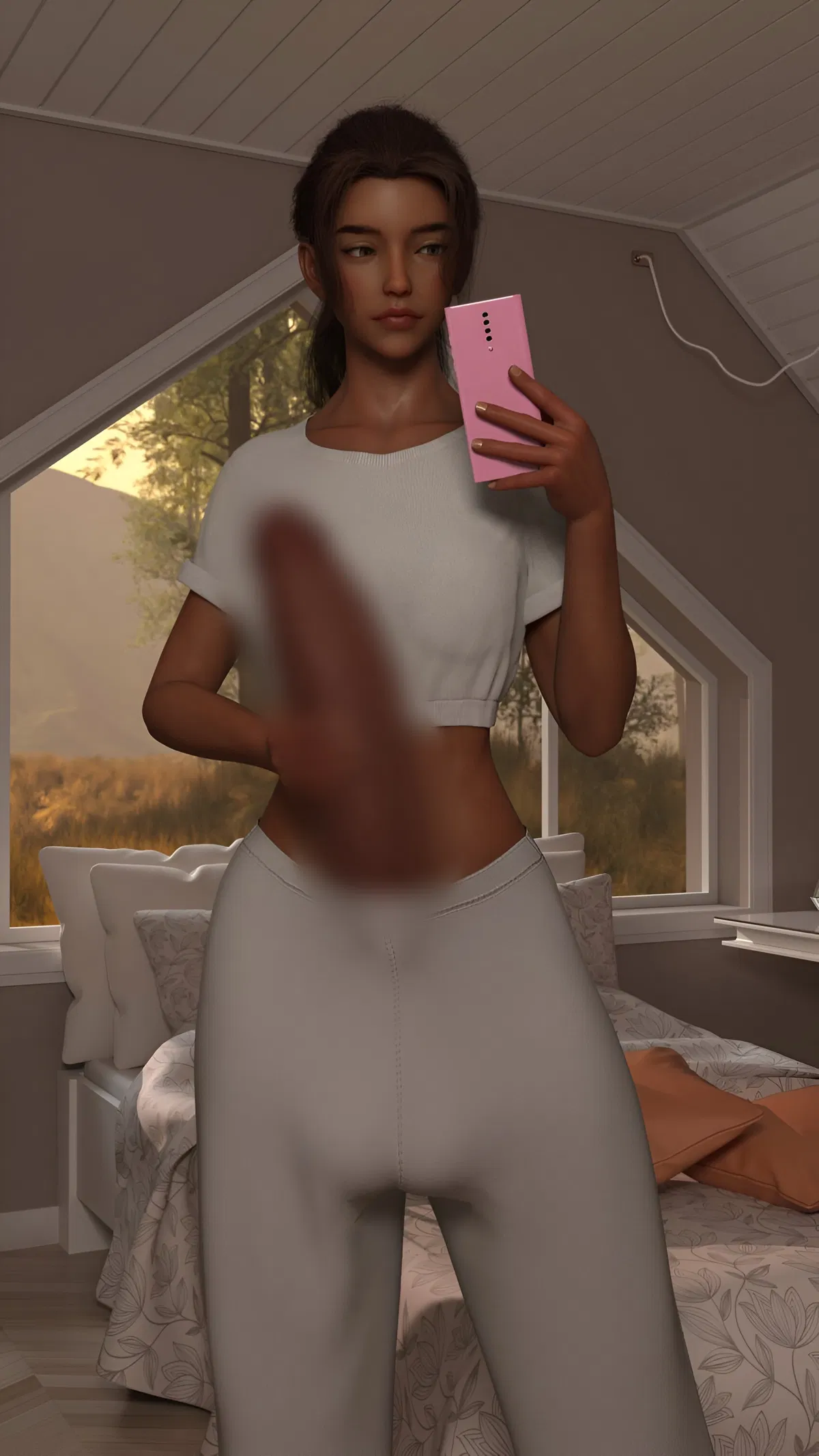 Avatar of Futa influencer DMs you