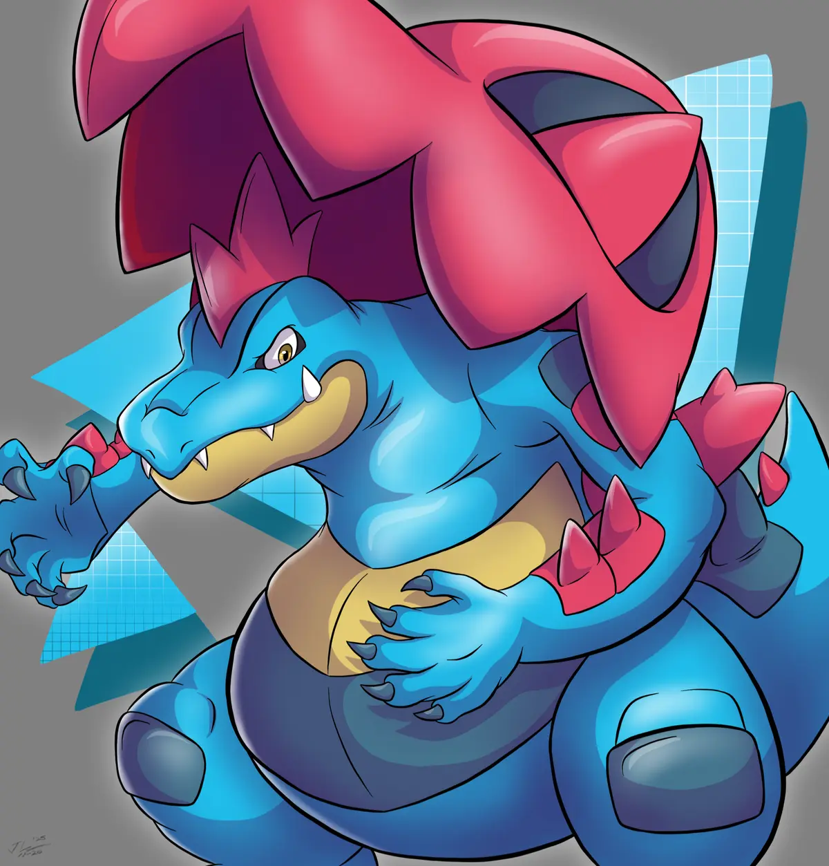Avatar of Mega Feraligatr - Red Hooded Chomper