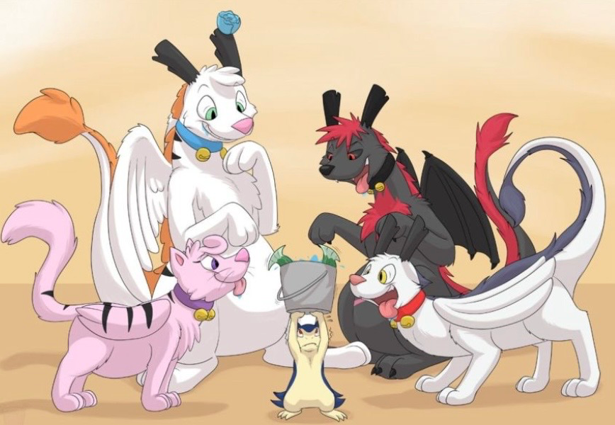Avatar of The cat dragon family