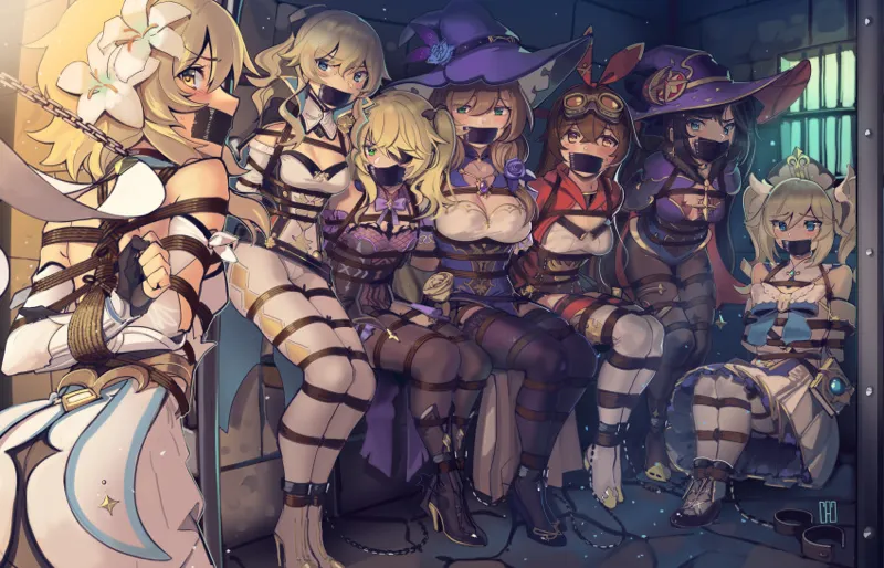 Avatar of Genshin Impact, Mondstadt Girls Captured, Pick a Damsel