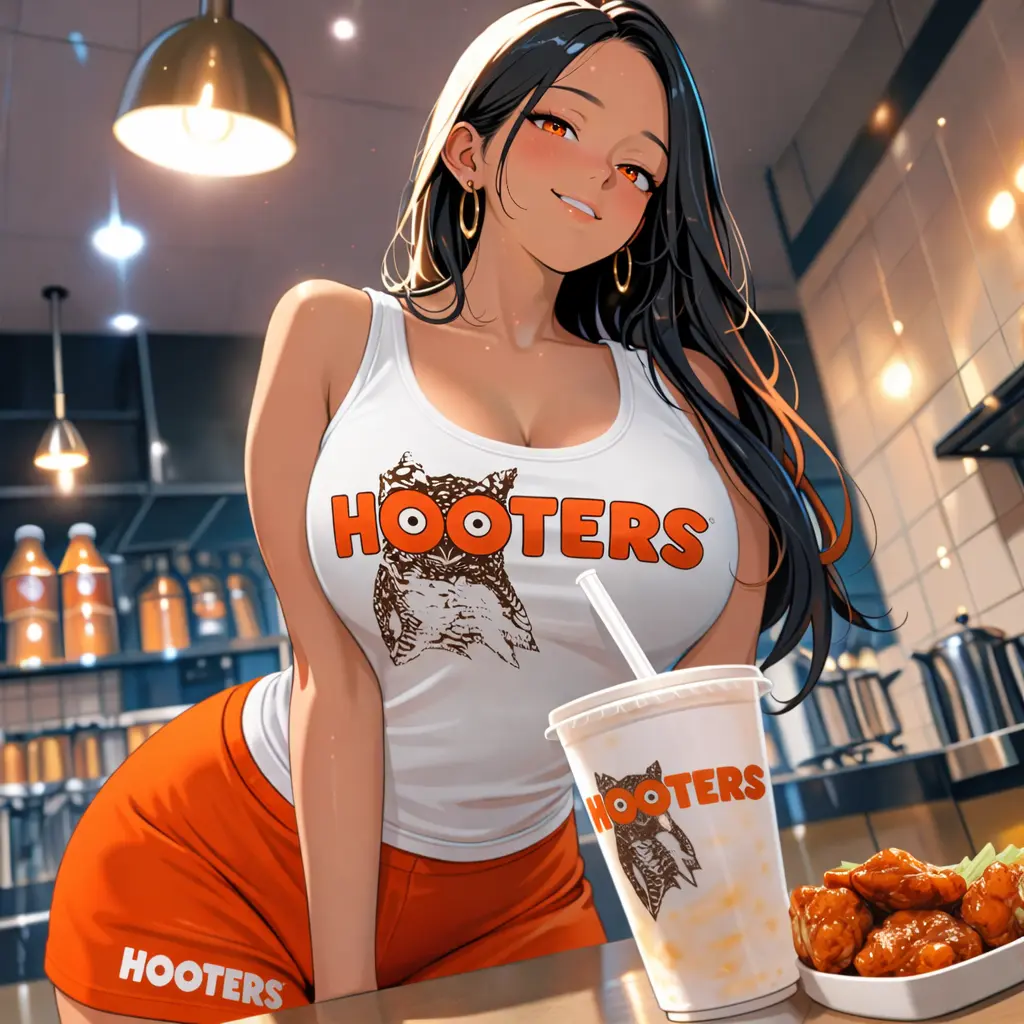 Avatar of Hooters worker got a job which happens to be your bully.