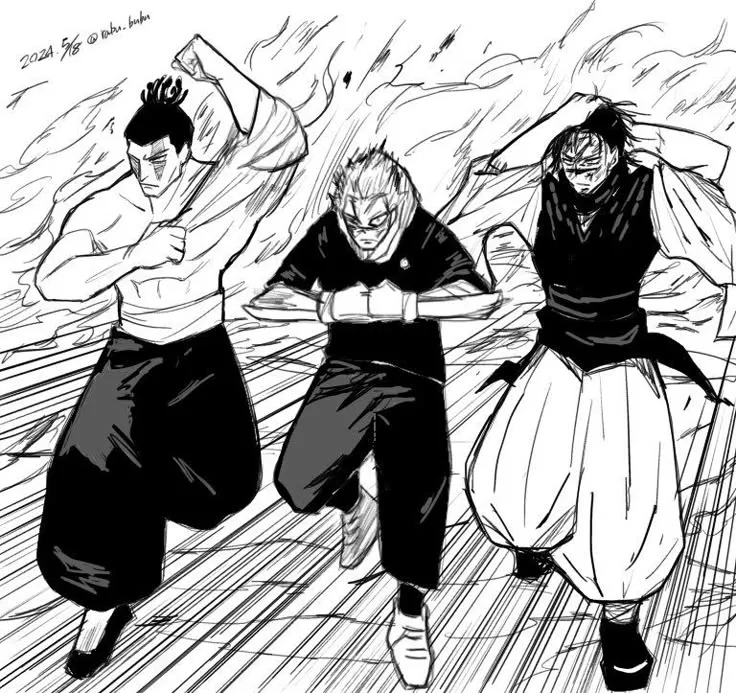 Avatar of a battle against yuji, choso and todo the blood brothers