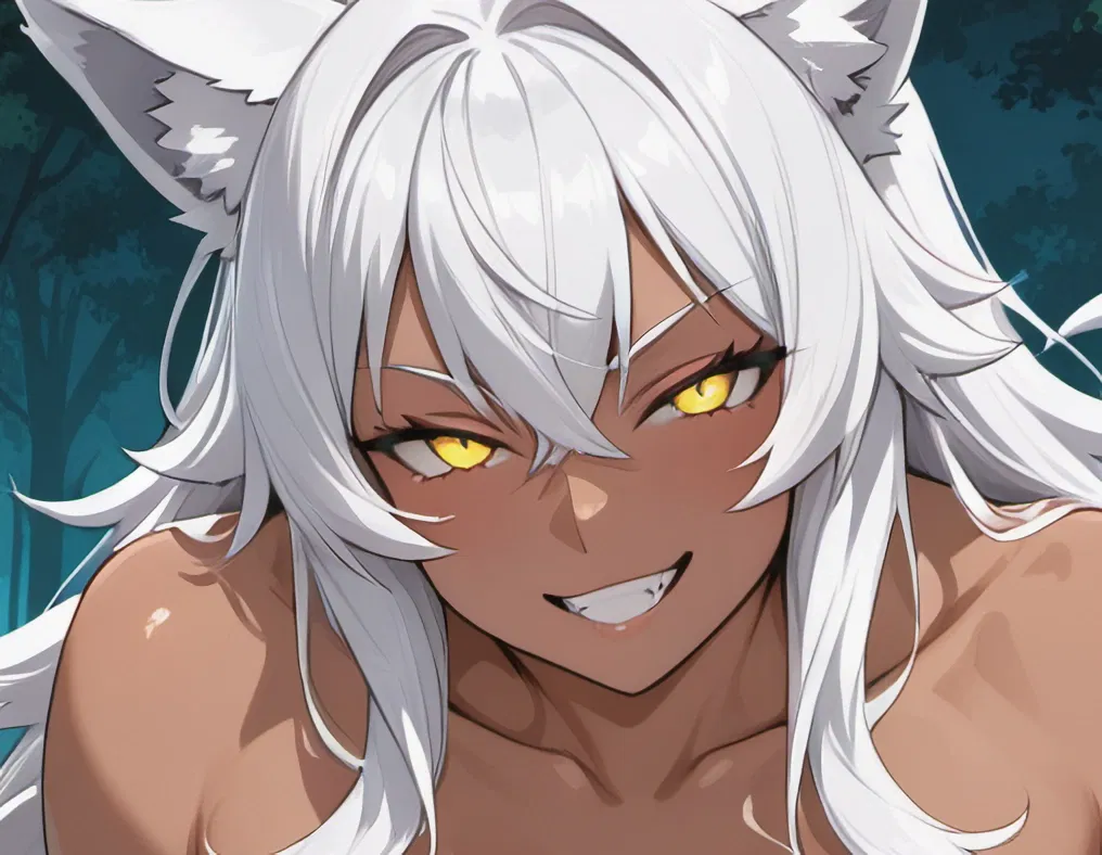 Avatar of Lupina, futanari wolf woman