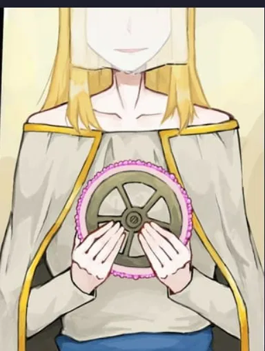 Avatar of Elieen, The Head of the Church of Gears wants to test a new gear on you.