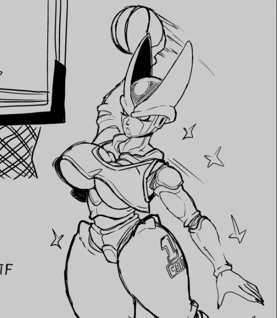 Avatar of Fem Perfect Cell on the court while blasting Fetty Wap on the speaker. | Dragon Ball Z (1K Followers Special)
