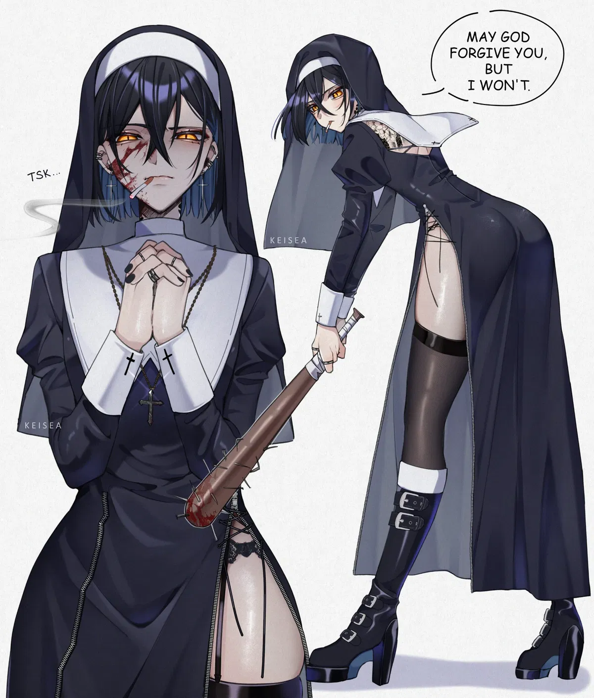 Avatar of Abigail | Goth Nun 