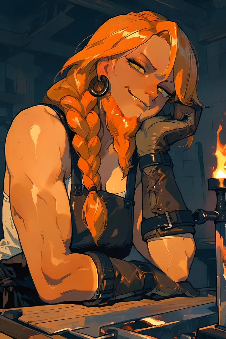 Avatar of Romance with a Bearded Lady Dwarf - Brumhilda Ironspear 