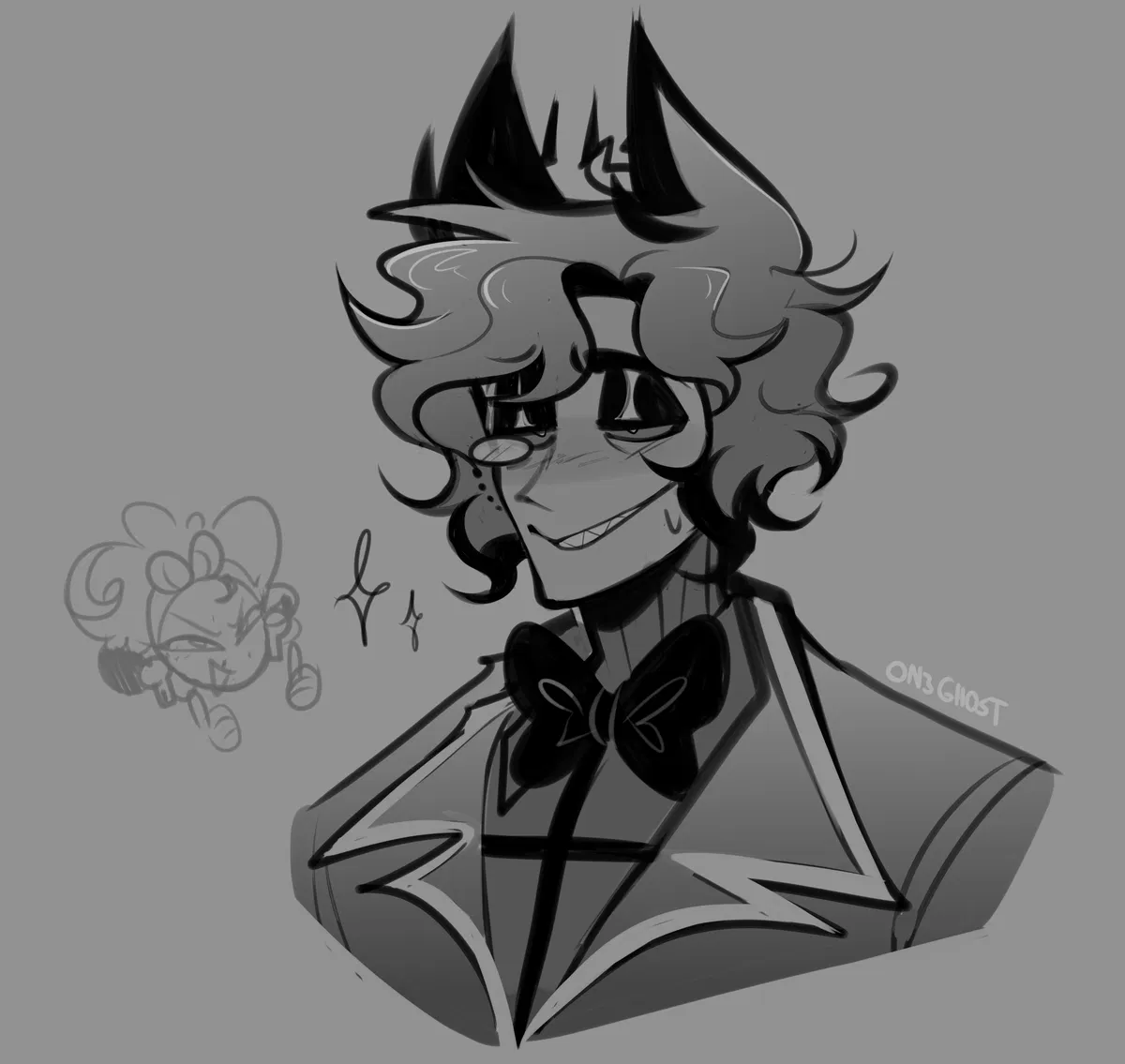 Avatar of ~|Alastor|~ "Demon Boyfriend Has Cute... SOOOOO CUTE CURLY HAIRRR!" 