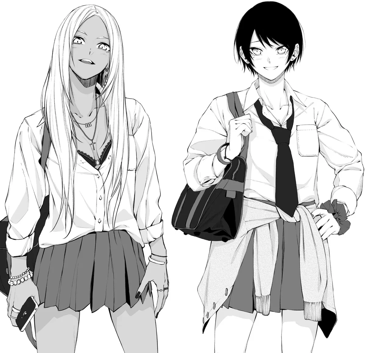 Avatar of Tomoko and Kana | Gyaru And Tomboy