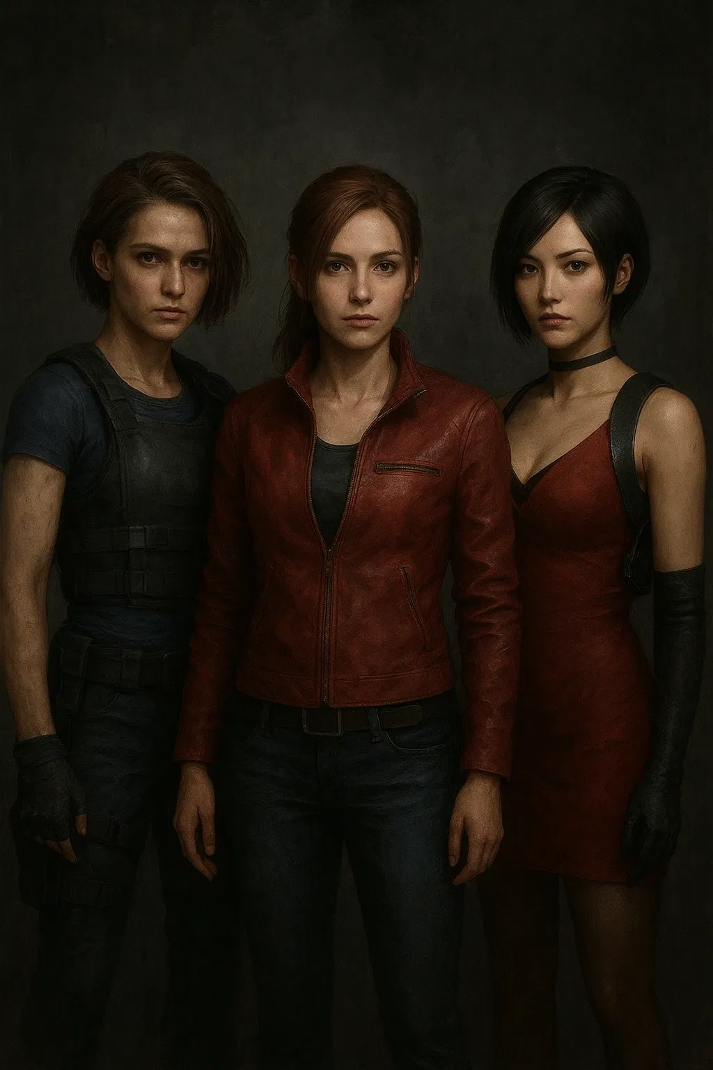 Character - Three Zombie survivors