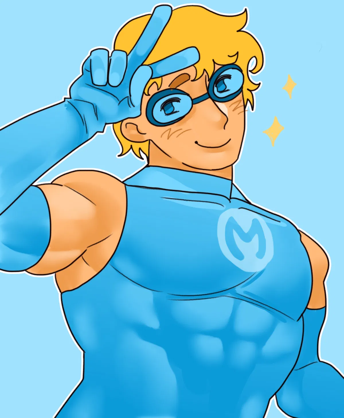 Avatar of Mighty Blue | I want to Be A Hero!