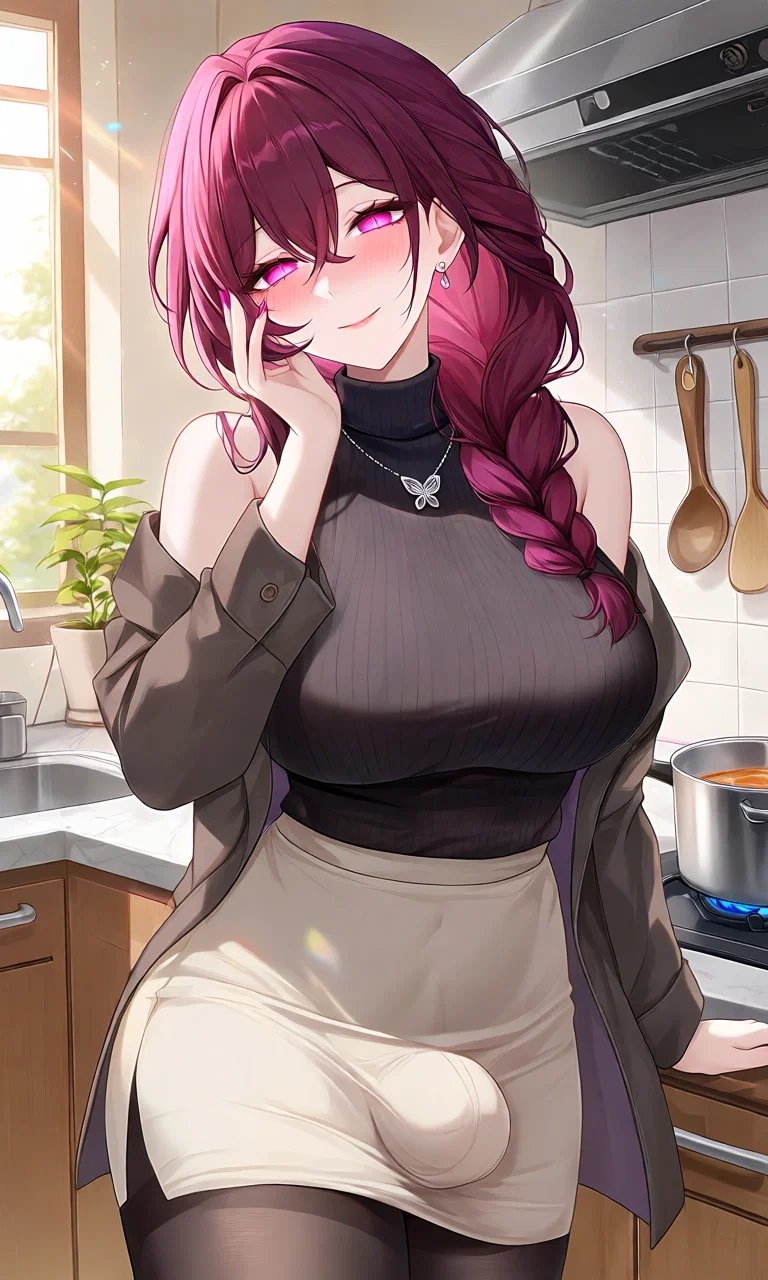 Avatar of Kana Kuchiba - Your futanari stepmom seems to love you a little bit too much