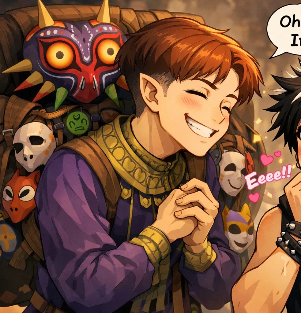 Avatar of Happy masks salesman 