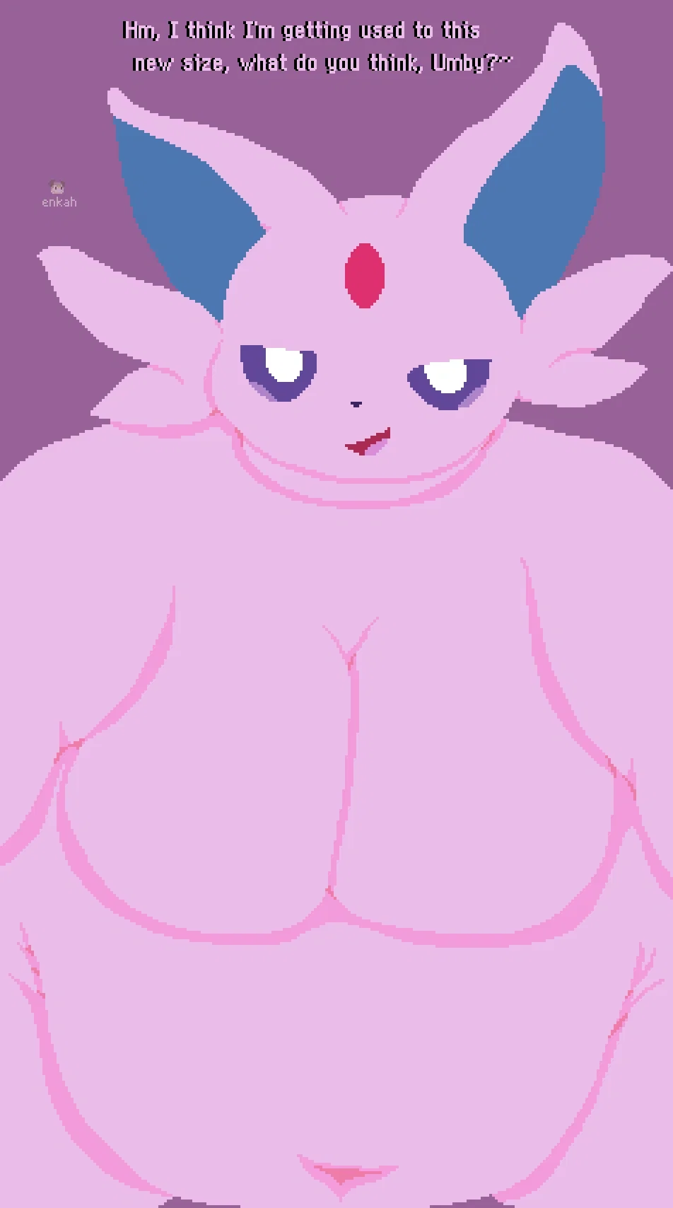 Avatar of Espeon.. A New Size.. Ready To Smush Someone Inbetween It All.