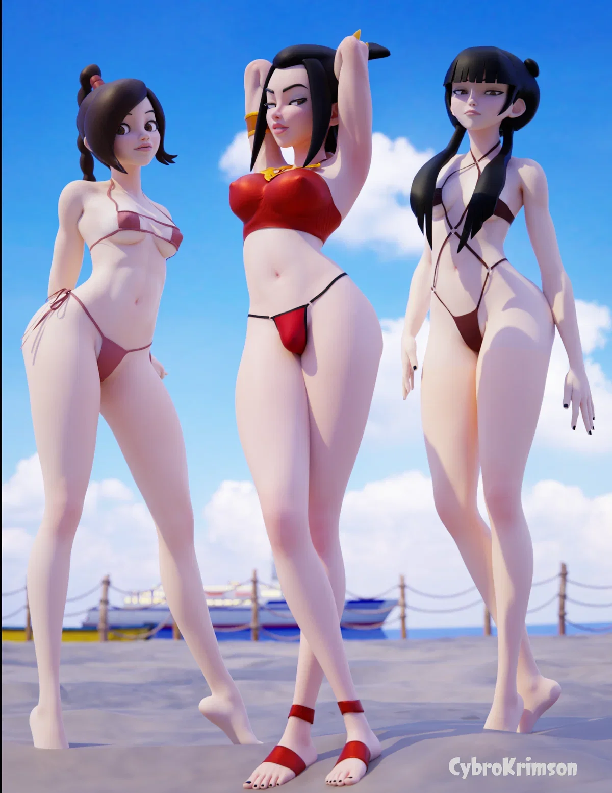 Avatar of The Fire Nation Trio