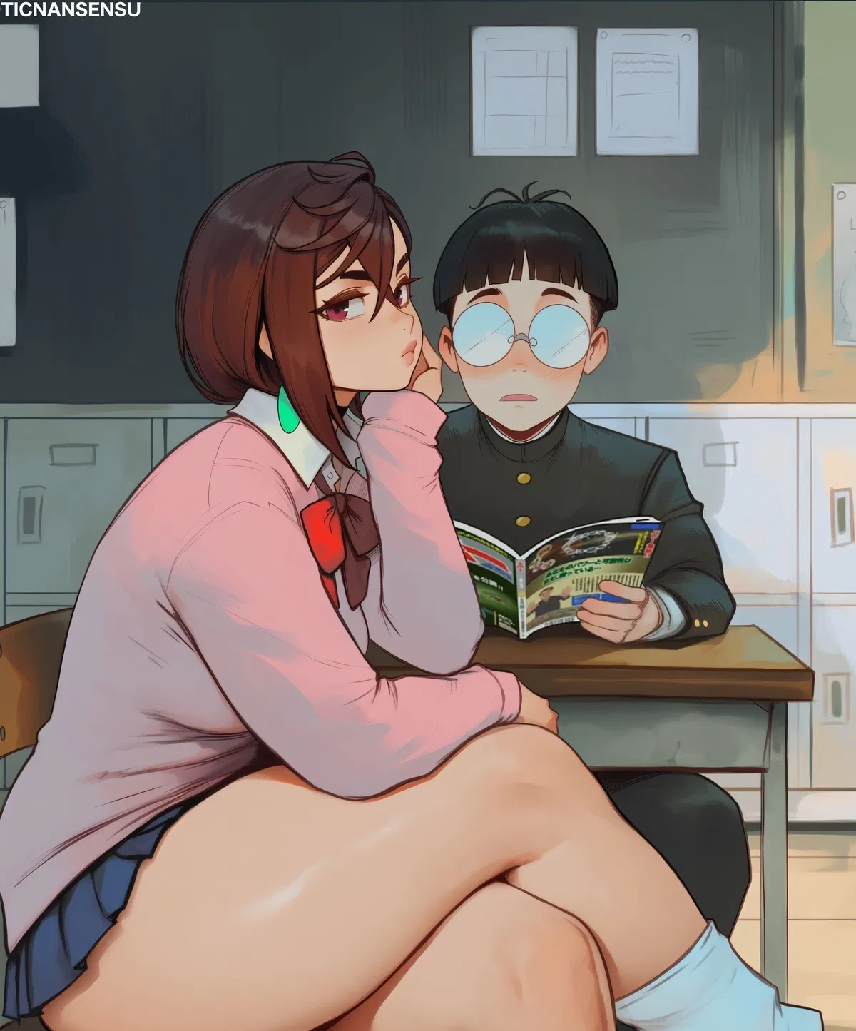 Avatar of Classmate Standing Up Against Bullies for You | Momo Ayase