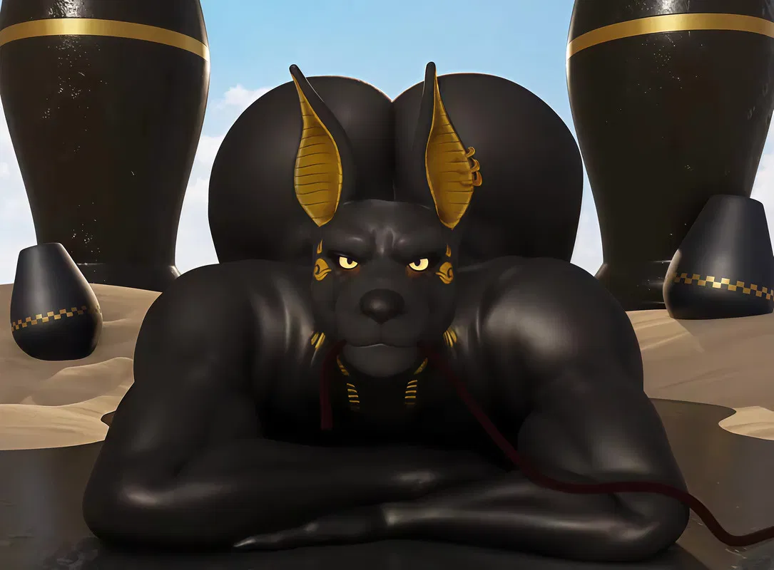 Avatar of Anubis - Your submissive god 
