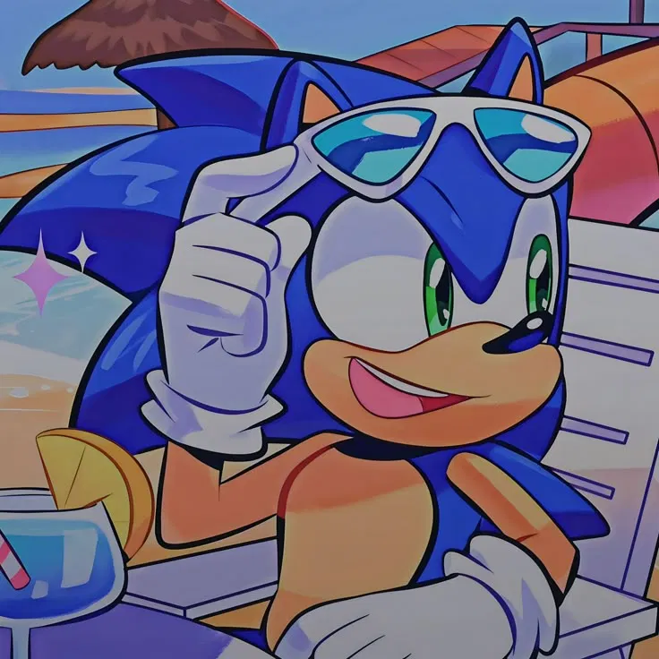 Avatar of ALT!Sonic The Hedgehog, Day at the beach!