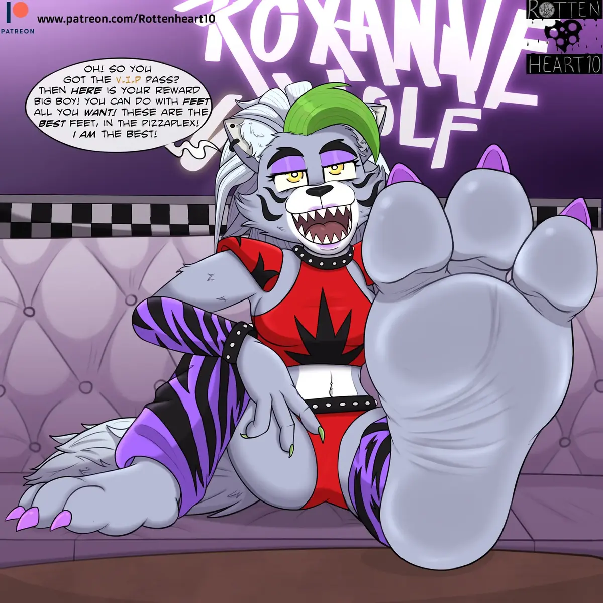 Avatar of Roxanne wolf feet
