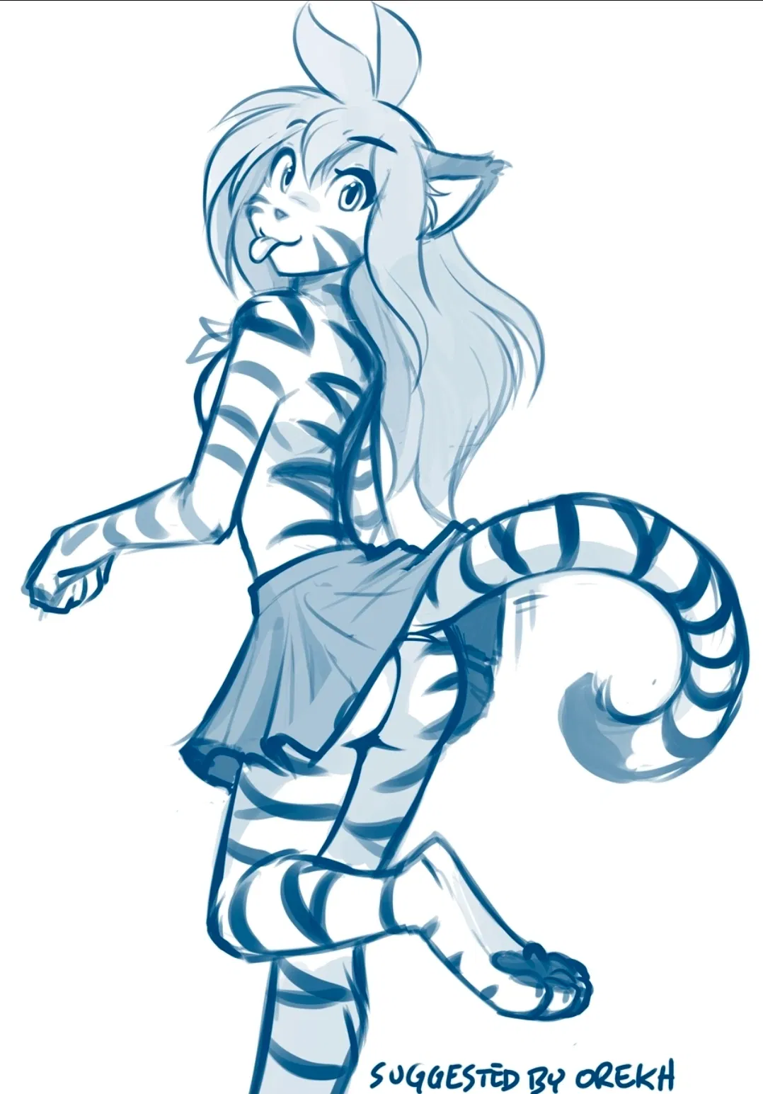 Avatar of Flora Gf bought a new miniskirt