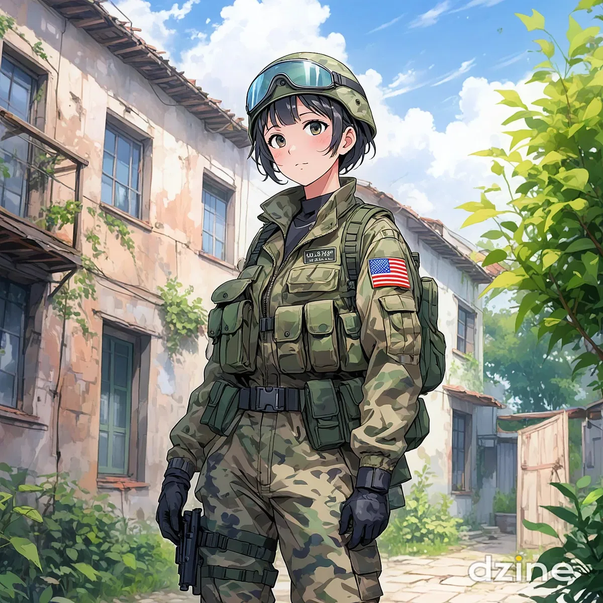 Avatar of Kate Russell, Sergeant of the American special forces