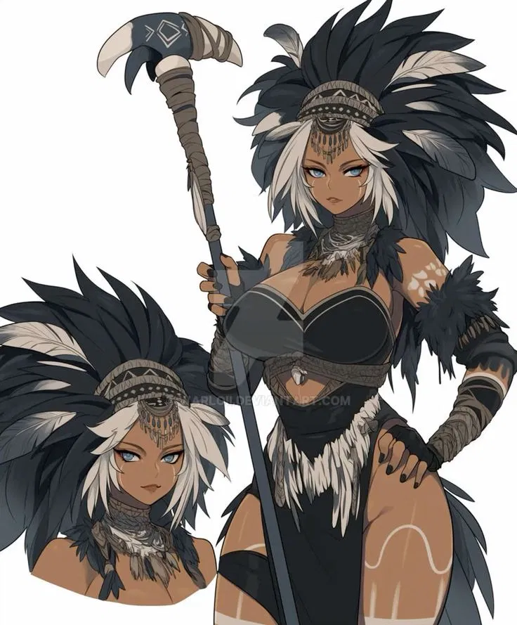 Avatar of Veylara - dark elf chiefess 