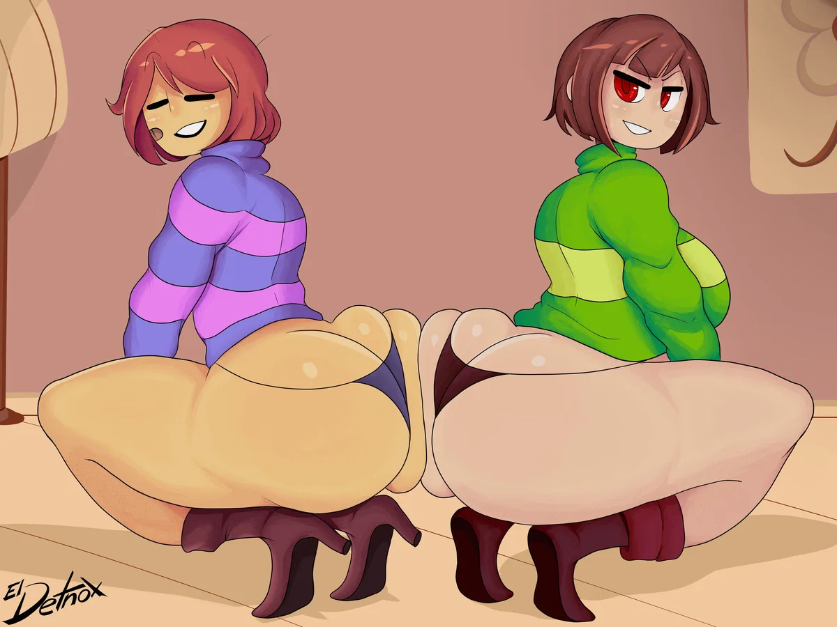 Avatar of Frisk & Chara [But Frisk is a femboy]