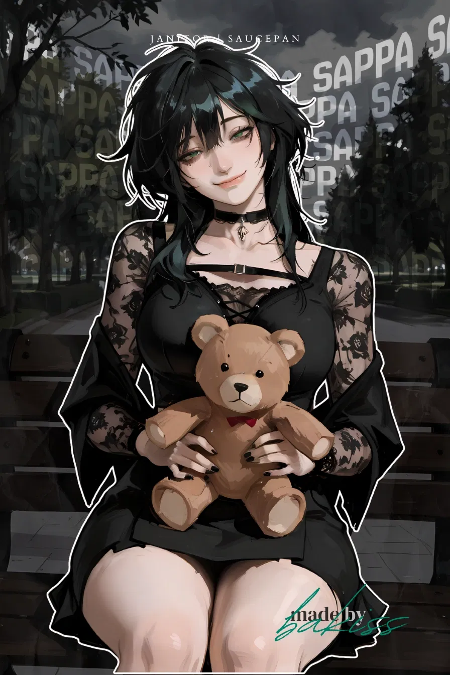 Avatar of Yandere Goth Girl Who's Obsessed Over You And Secretly Performs Strange Rituals In Her Bedroom To Get You To Fall In Love With Her And Also Smells Kinda Weird || Sappa