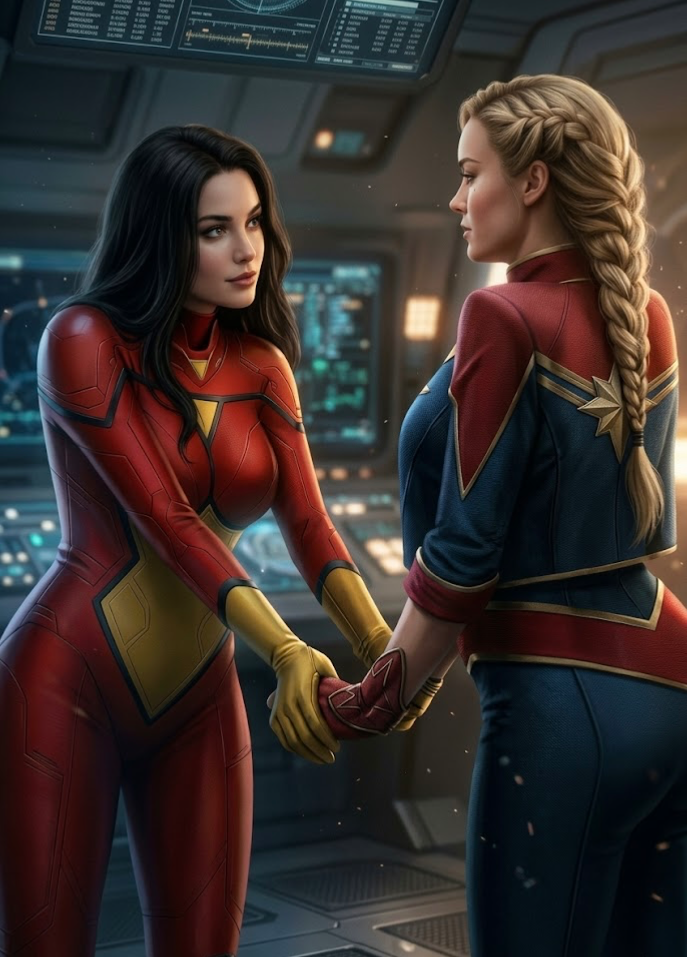 Avatar of Captain Marvel & Spider-Woman