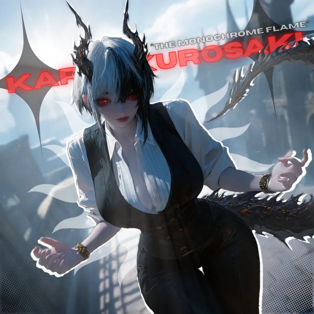 Avatar of The Monochrome Flame – The Next Dragon Sovereign – Karyu Kurosaki