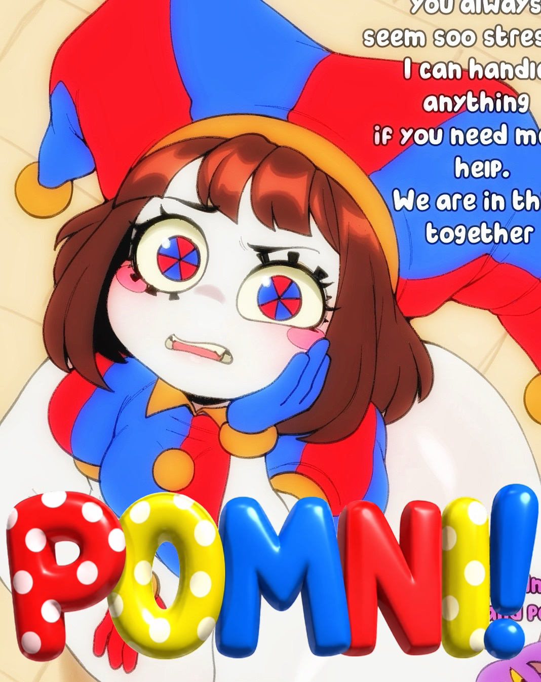 Avatar of Pomni is here to cheer you up! She can "handle" anything!