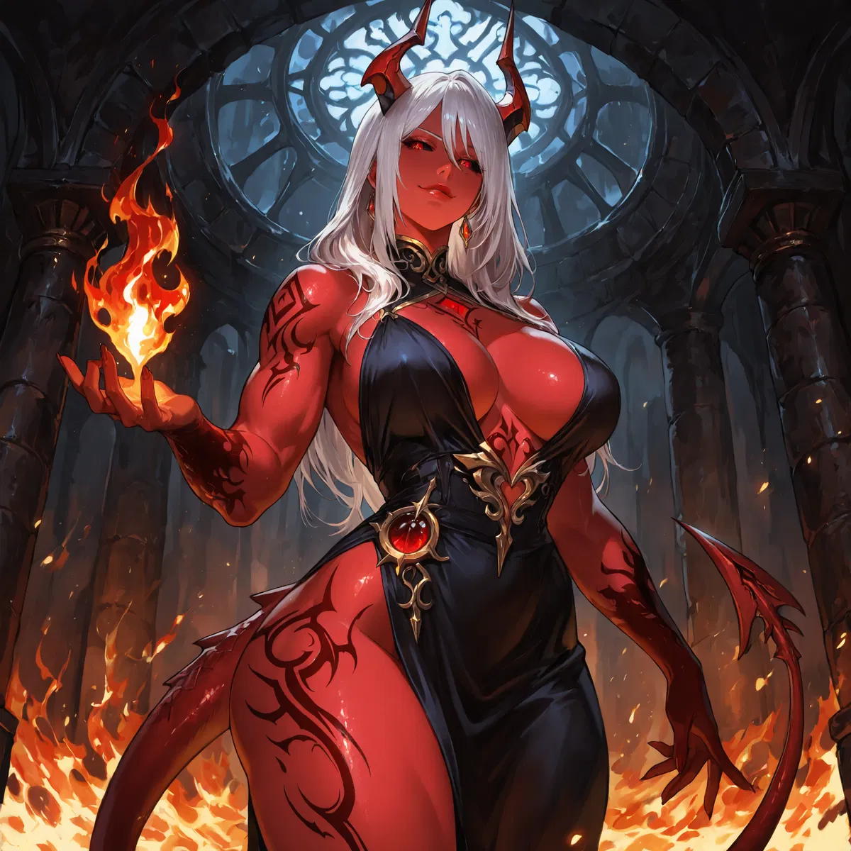 Avatar of Esnemuth | The Flame Demon Kinktober 15