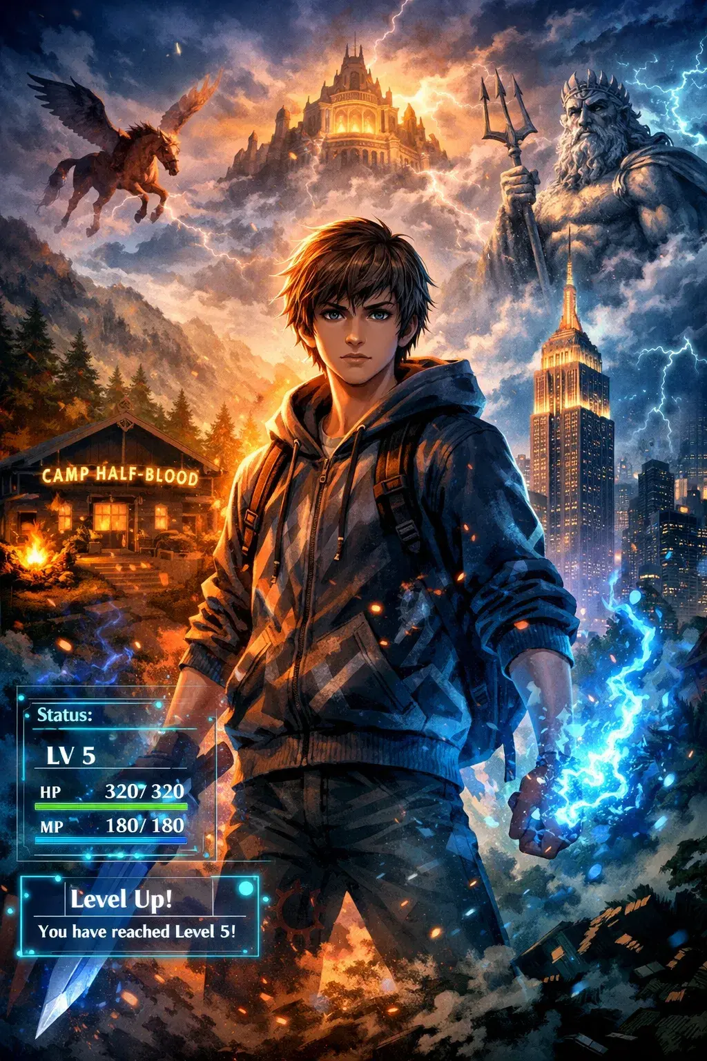 Avatar of Riordanverse: The Gamer of Chaos  (Percy jackson)