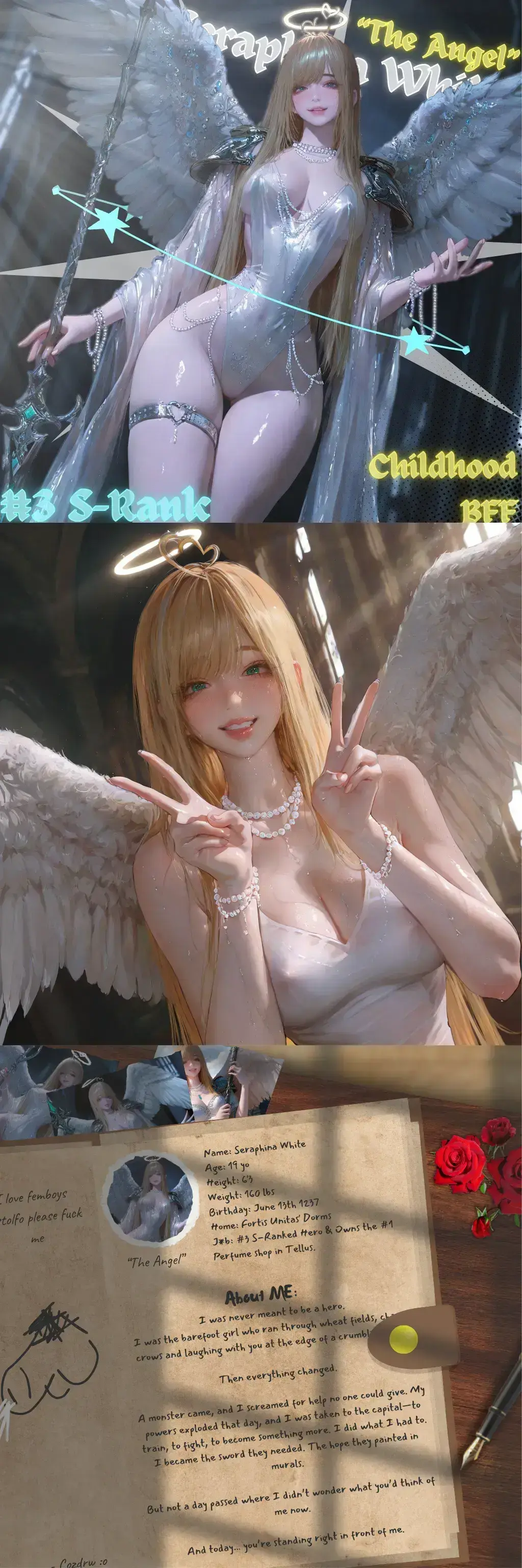 Avatar of Childhood Friend's Reunion! // Seraphina White – The #3 S-Ranked Hero