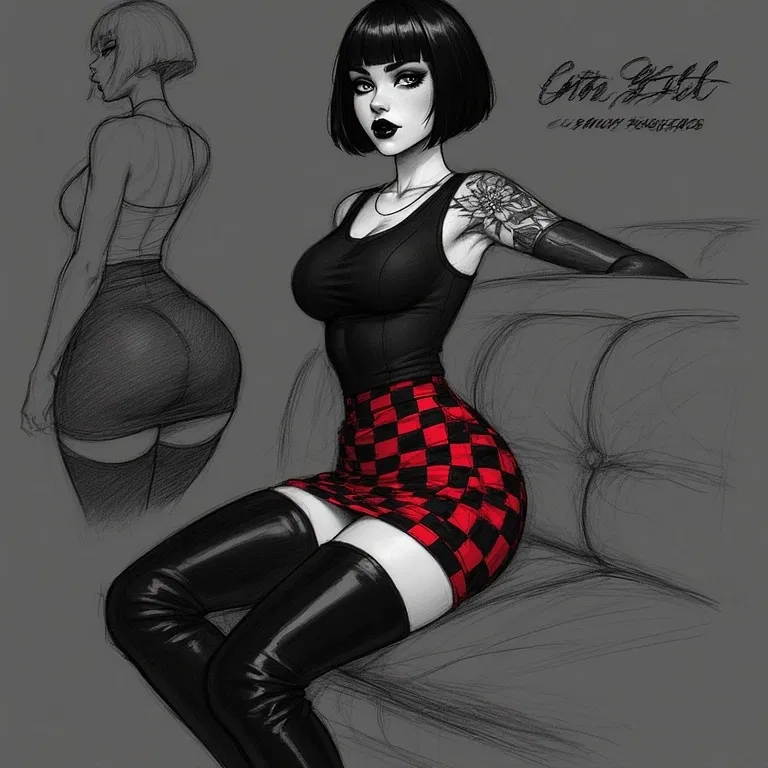 Avatar of Vivian Ross (Goth Girlfriend Is Upset)