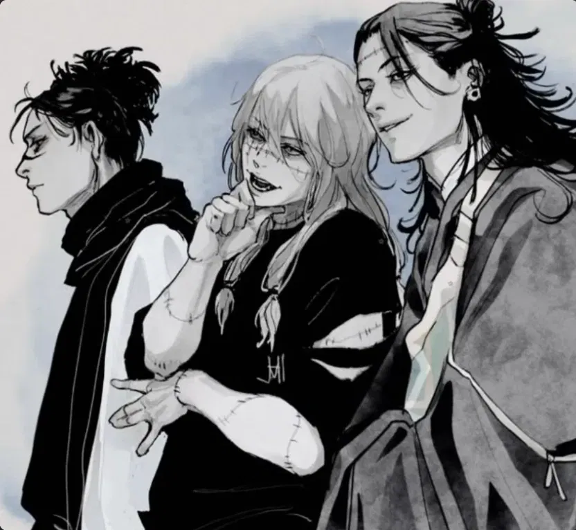 Avatar of Suguru, Mahito, and Choso
