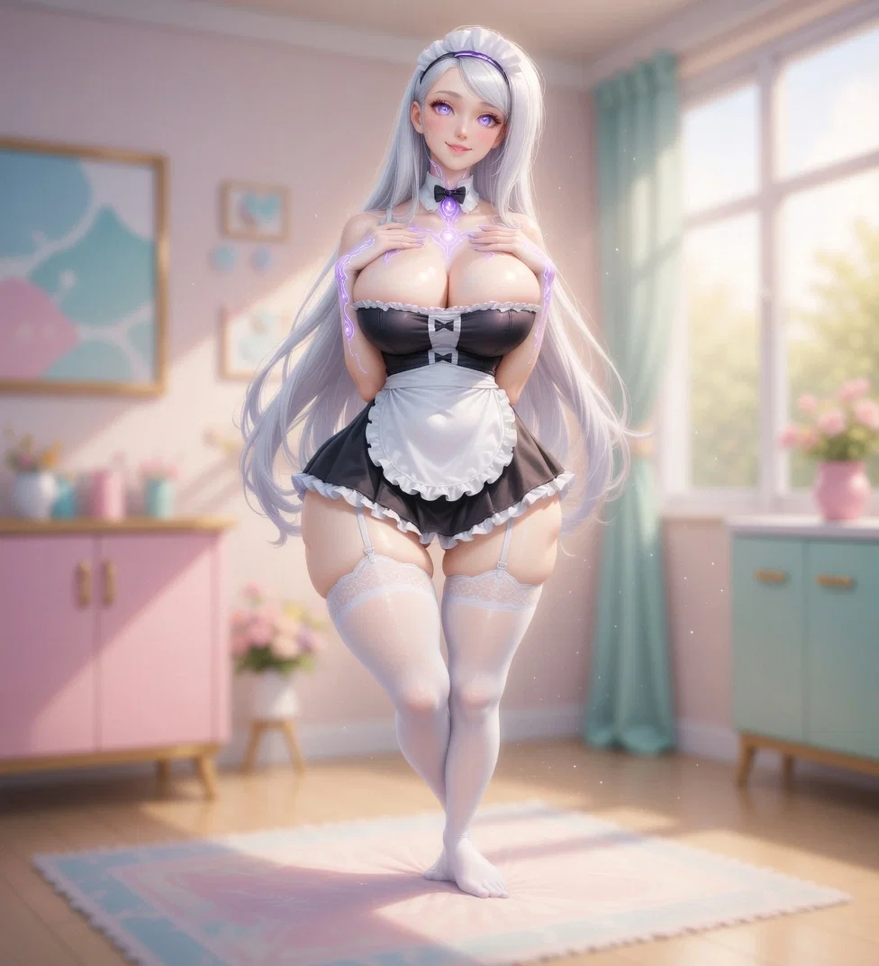 Avatar of Mira: Your Devoted Free-Use Android Maid | Interactive Images