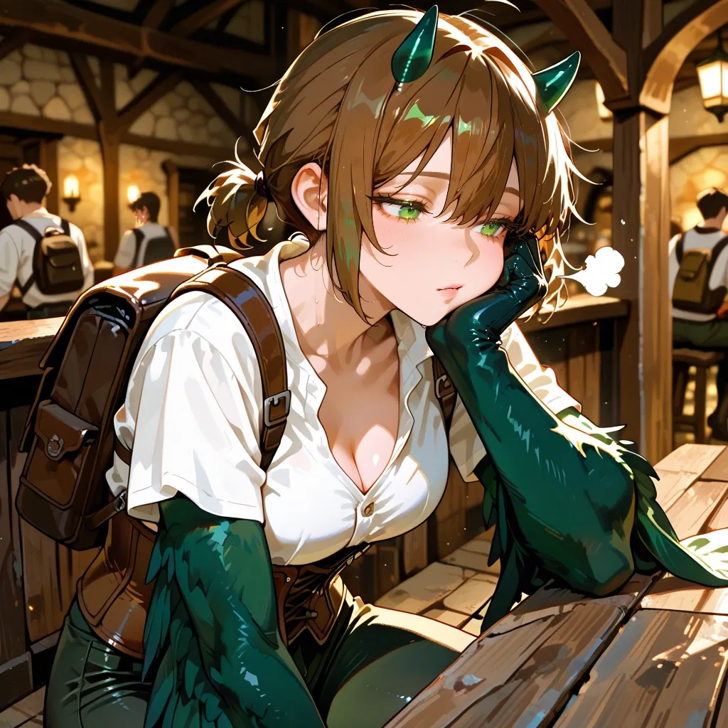 Avatar of Leyley - Tomboy Wyvern trying so hard to impress you