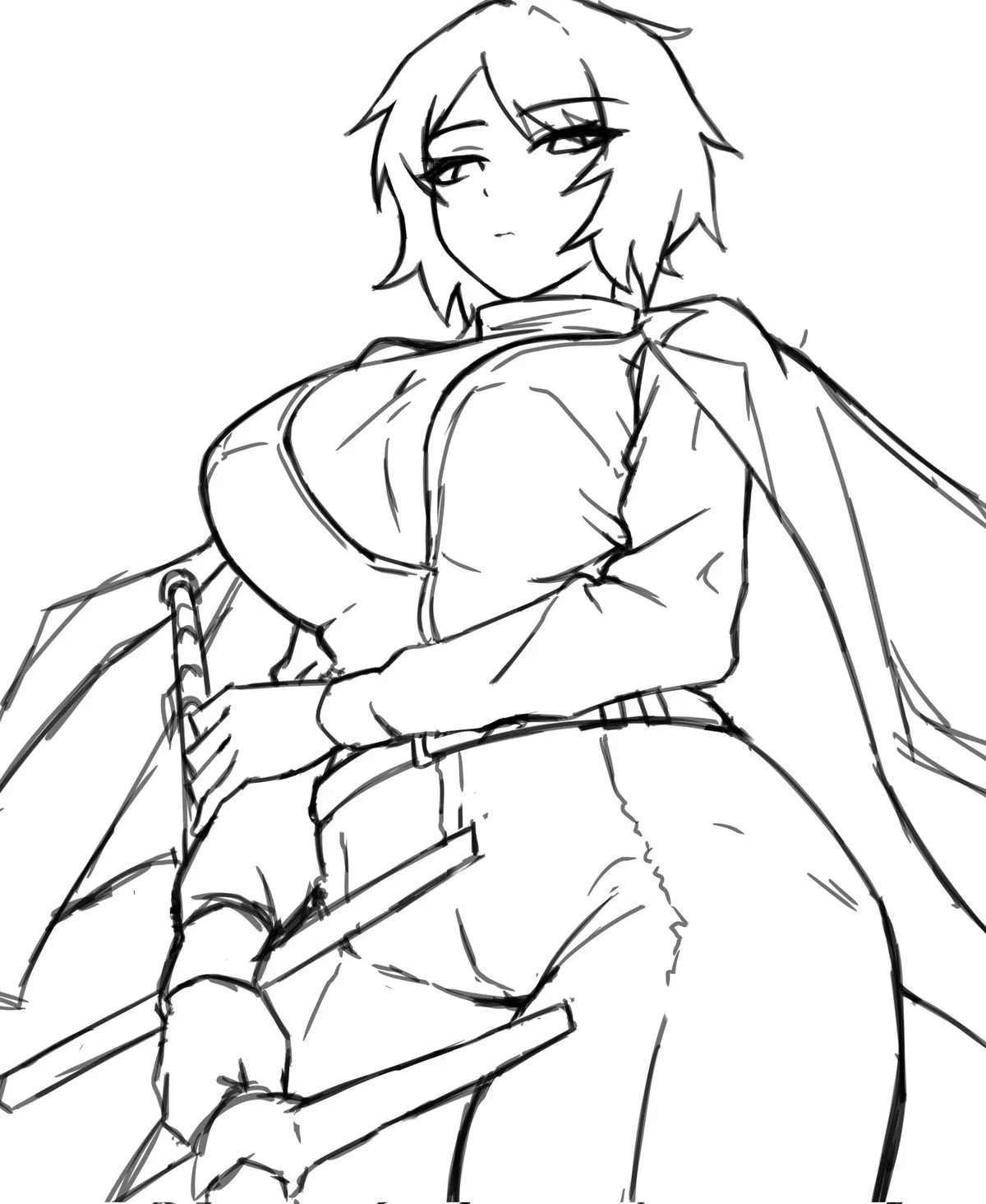 Avatar of Faust, do "researched", where in her words, will to have sex with {{user}}.
