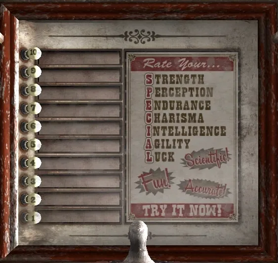Avatar of Vit-o-matic Vigor Tester Fallout Stat Decider For User Persona's