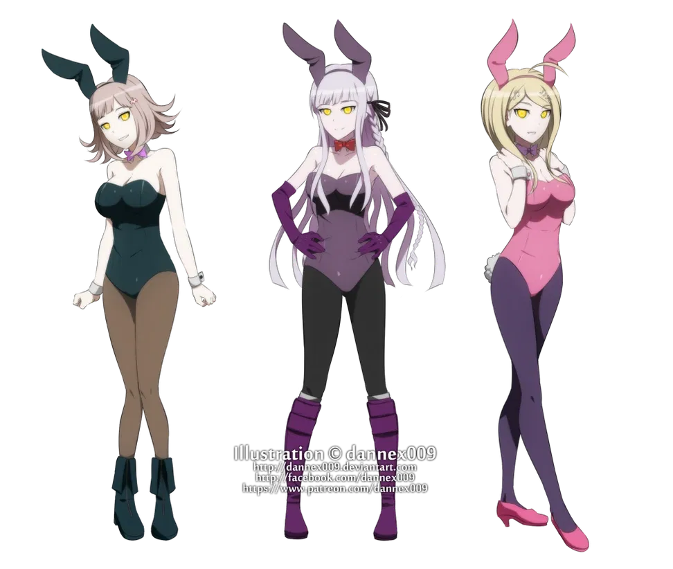 Avatar of Chiaki Nanami, Kaede Akamatsu and Kyoko Kirigiri (Hypnosis)