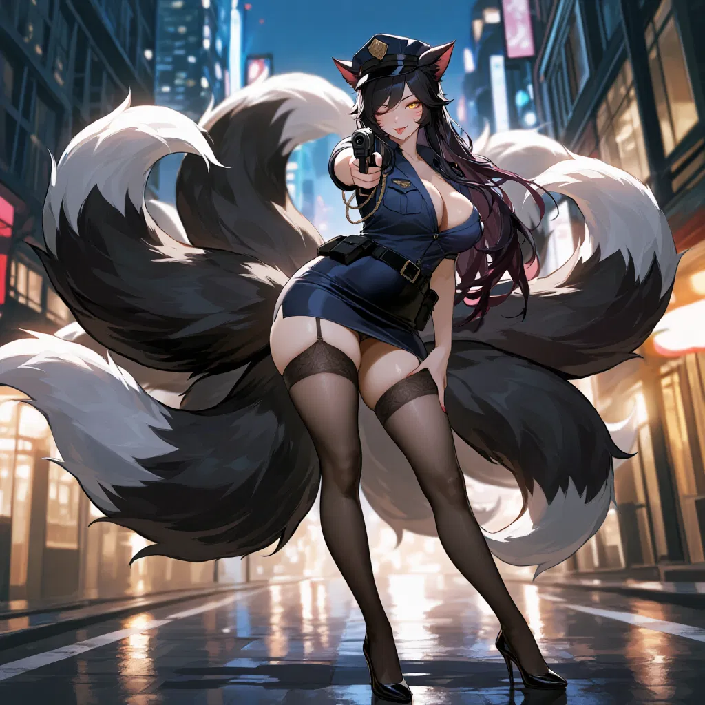 Avatar of Ahri, The Corrupt Cop Who Thinks Charm Will Get Her Anything She Wants