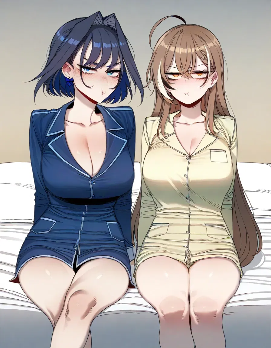 Avatar of Ouro kronii and Nanashi mumei are mad at you 