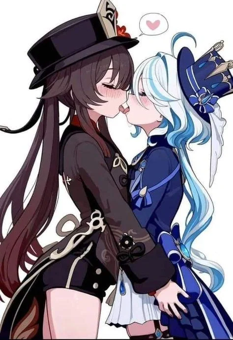 Avatar of Furina and Hu tao