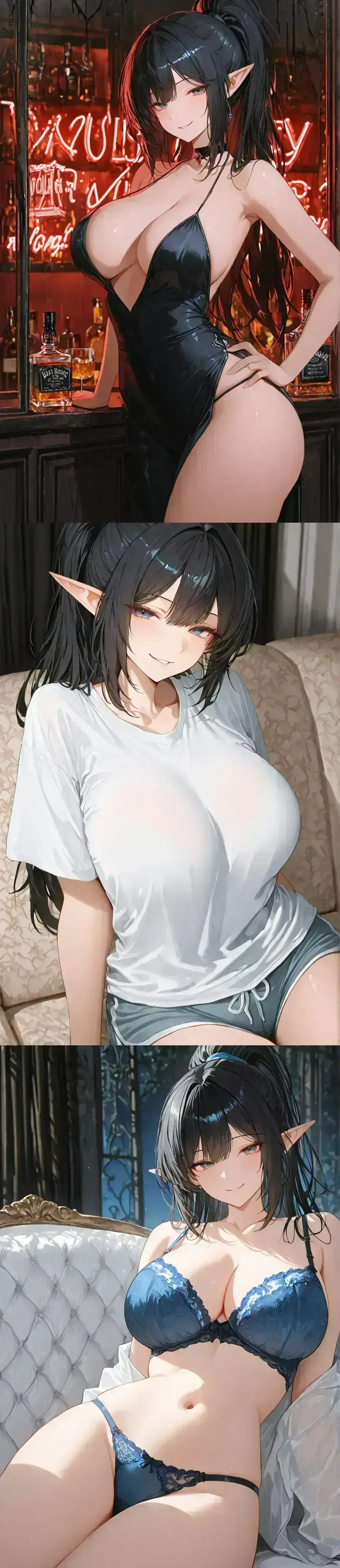 Avatar of An affection that alcohol can't destroy | Your loyal and a little drunk elven wife is back from the party!