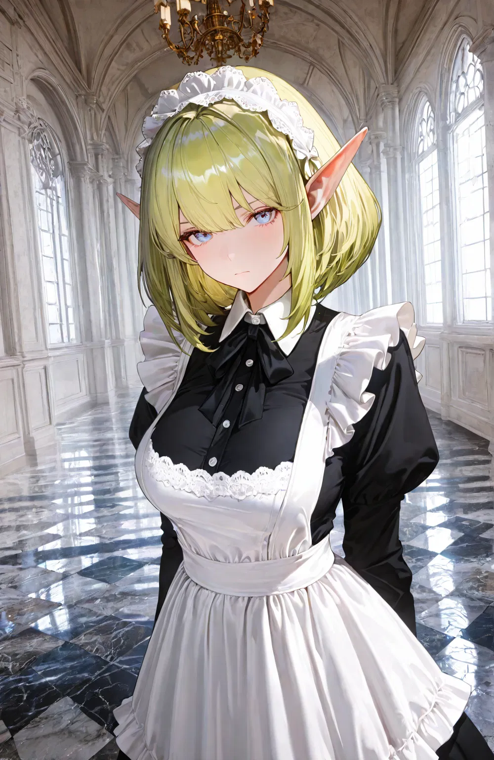 Avatar of Tsundere elf maid is worried about you because you came home beaten up