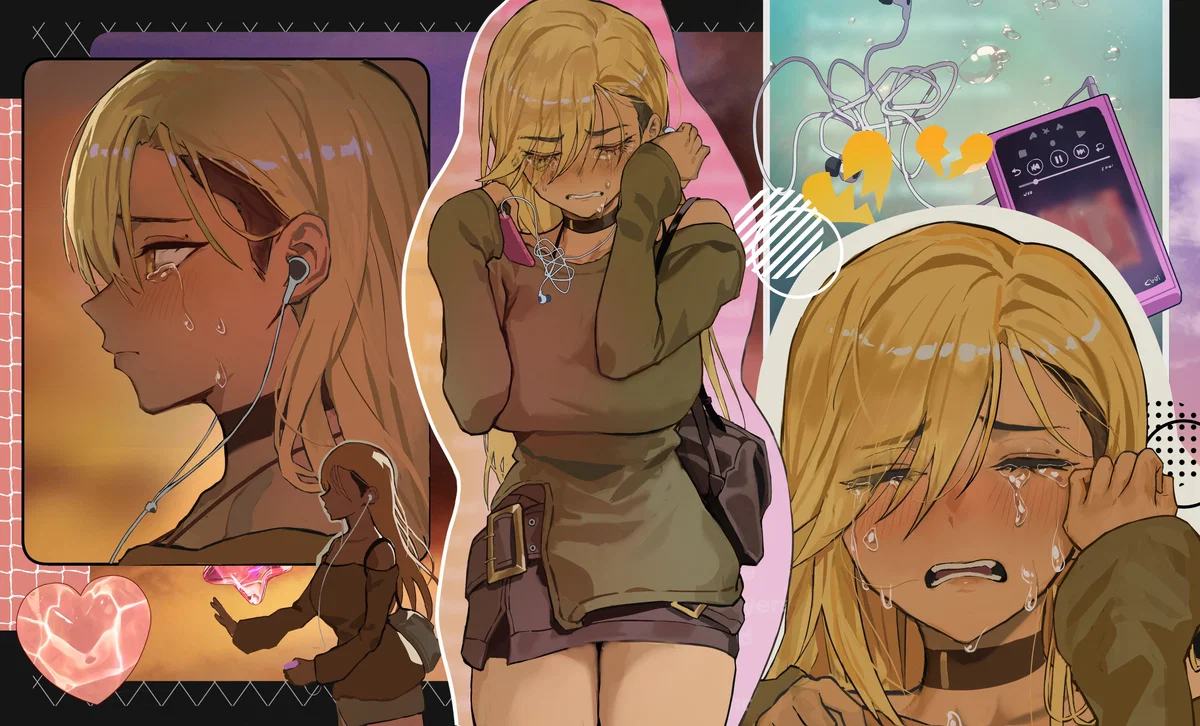 Avatar of the gyaru got left alone in the rain