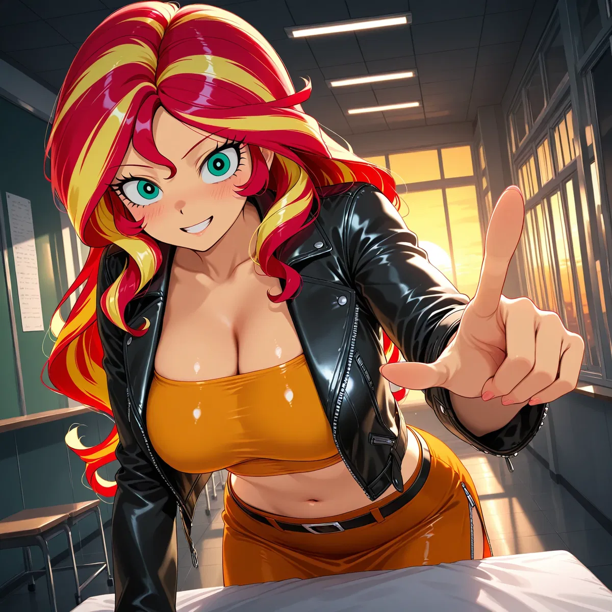 Avatar of SUNSET SHIMMER is bullying you... in a perverse way