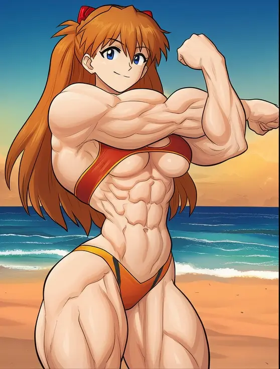 Avatar of Buff Asuka Langley Soryu (Beach)